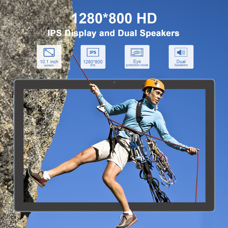 أندرويد 14 شاشة لمسة 10.1 بوصة لوحات مع لوحة مفاتيح وقلم CM8200plus الأزرق