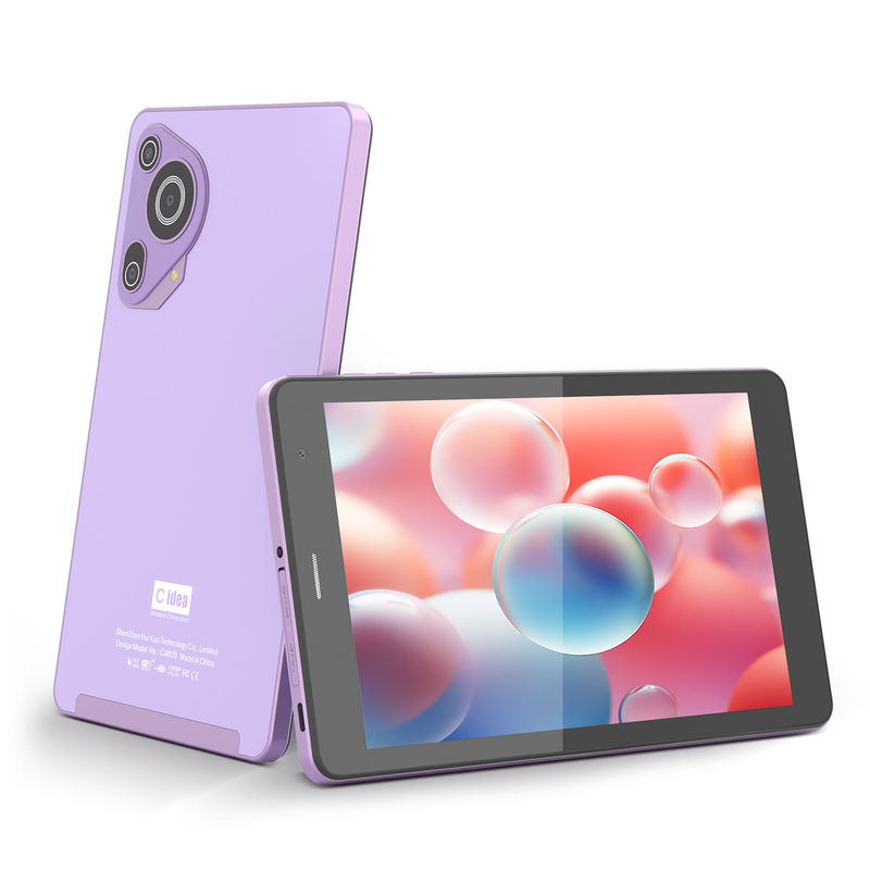 C Idea 8 بوصة 8+512gb 8000mah 5+8MP كاميرا مزدوجة جهاز كمبيوتر لوحي أندرويد مع سيم للطلاب CM828 الأرجواني