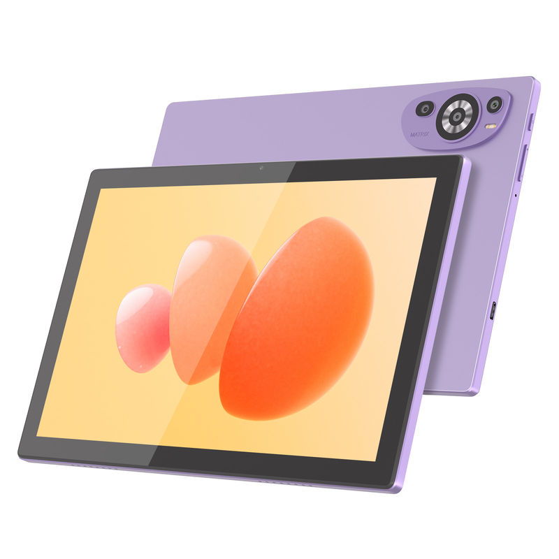 C Idea 10 بوصة Android 14 Tablet التعليمي 512GB للطلاب مع دعم SIM CM8200Plus Purple