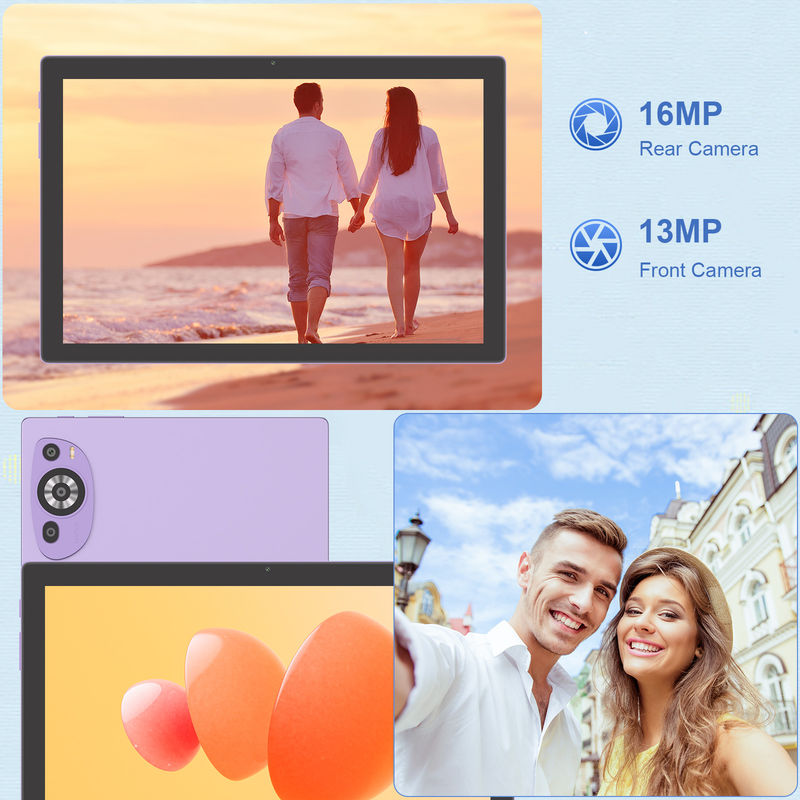 C Idea 10 بوصة Android 14 Tablet التعليمي 512GB للطلاب مع دعم SIM CM8200Plus Purple