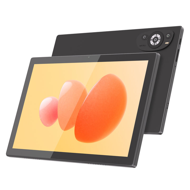 C Idea 10.1 بوصة جهاز لوحي واي فاي مع دعم سيم لوحة مفاتيح تعليمية جهاز لوحي أندرويد Pc M8200 Plus أسود