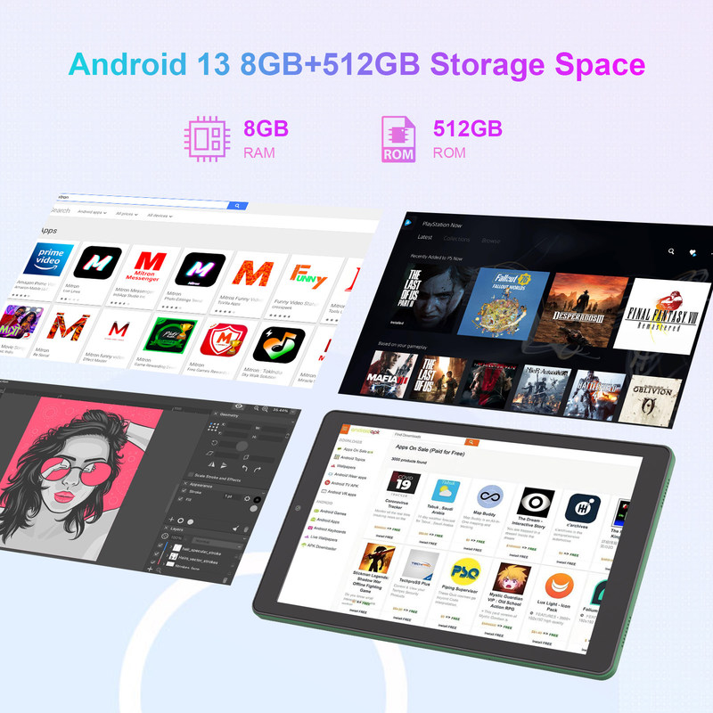 C Idea 9 Inch WIFI Tablet 800x1280 IPS شاشة لمسة جهاز لوحي مع قلم القلم CM935 أخضر