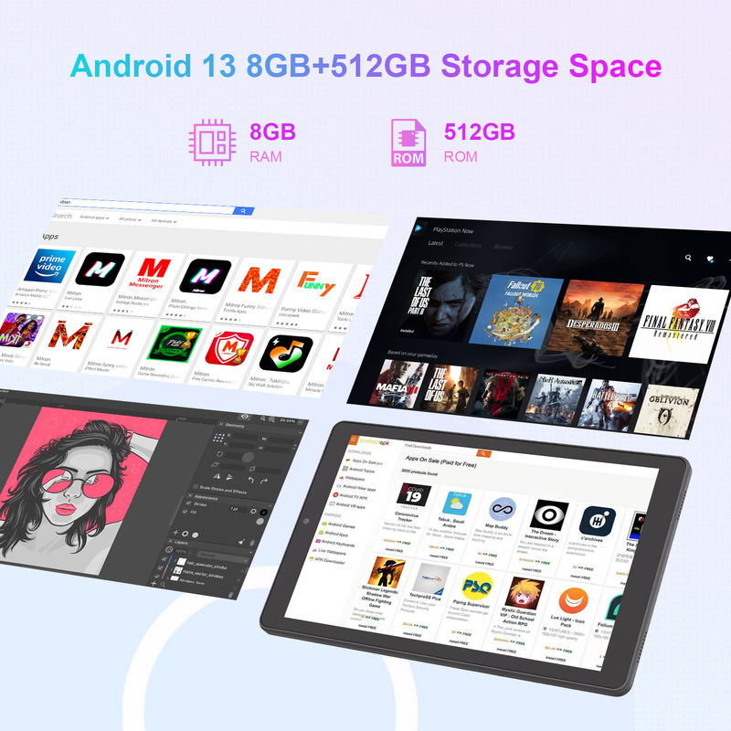 C Idea Android Tablet 800x1280 شاشة IPS 9 في جهاز كمبيوتر لوحي ذكي مع سيم للتعليم CM935 الأسود