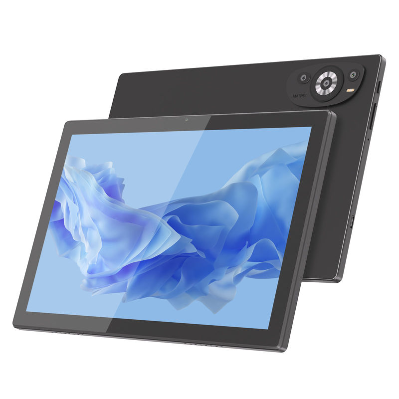 C Idea 10.1 بوصة جهاز لوحي 5G مع دعم سيم لوحة مفاتيح تعليمية Android Tablet Pc M8200 Plus الأسود