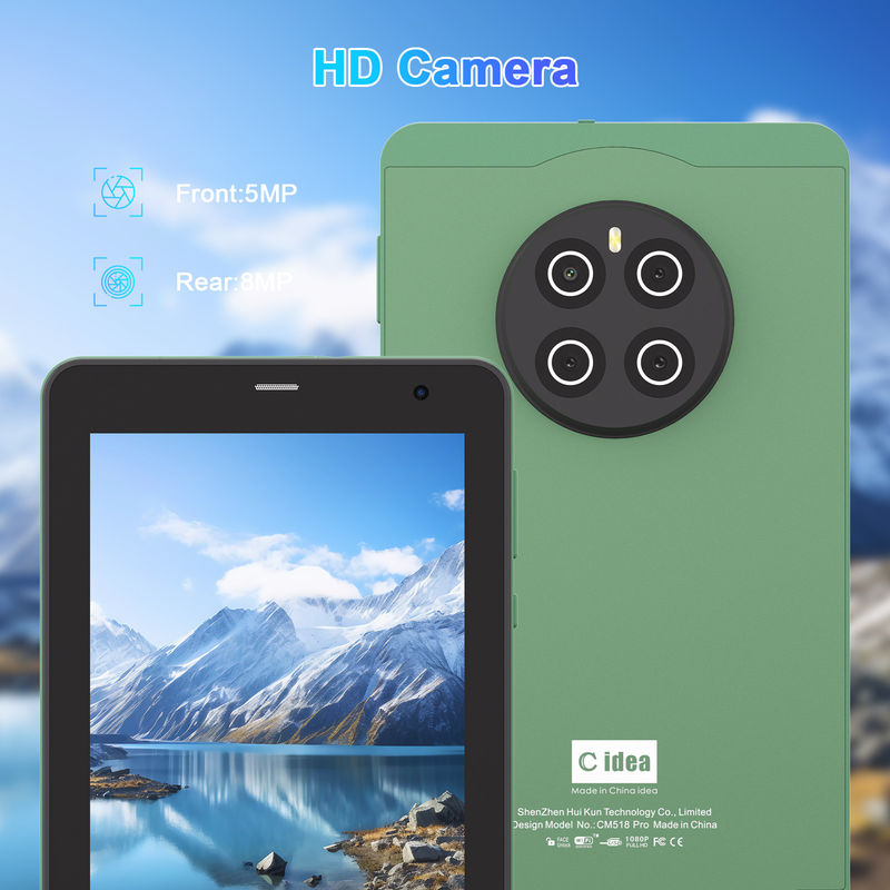 C Idea أجهزة قرص 7 بوصة مع SIM Wifi Android Smart Tablet PC CM518 Pro Green