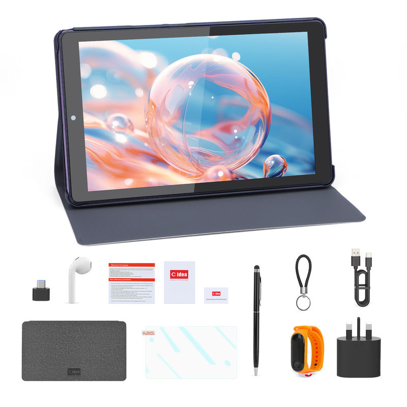 C Idea 9 Inch Tablet 5MP + 8MP الجهاز اللوحي التعليمي للمراهقين مع قلم CM935 الأرجواني