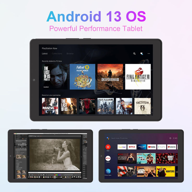 C Idea Android Tablet IPS Screen جهاز كمبيوتر لوحي ذكي مع سيم لطلاب التعليم CM935 الأسود