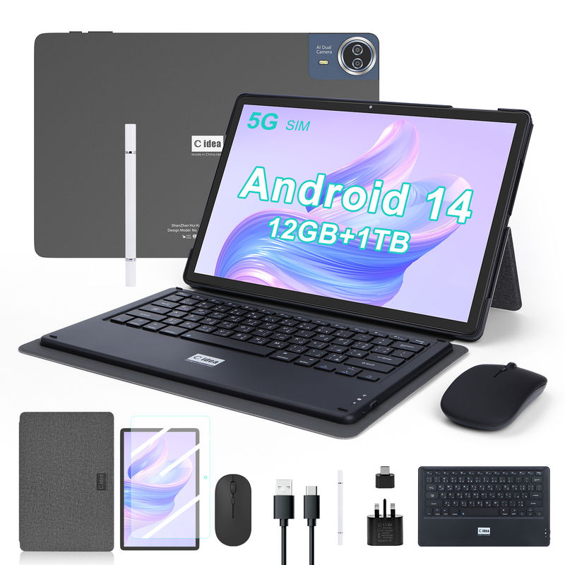 C Idea Tablet 14 Inch التخزين الكبير 1200*1920 FHD الشاشة جهاز كمبيوتر لوحي أندرويد CM14000 زائد