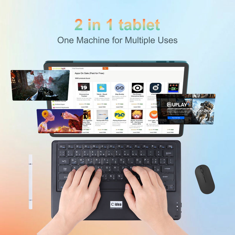C Idea 14 بوصة Tablet Storage الكمبيوتر اللوحي الذكي ذو المفاتيح CM14000 بالإضافة إلى الأزرق