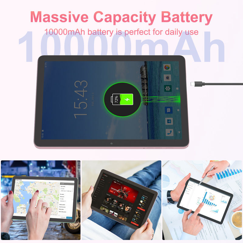 C Idea 10.1 بوصة 5g Tablet With Sim Keyboard جهاز كمبيوتر لوحي ذكي للتعليم cM8300 Plus وردي