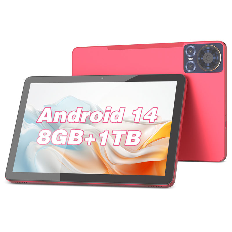C Idea Tablet 10.1 بوصة 5G LTE Tablet لمسة الشاشة الكمبيوتر اللوحي للترفيه CM8300 Plus الأحمر