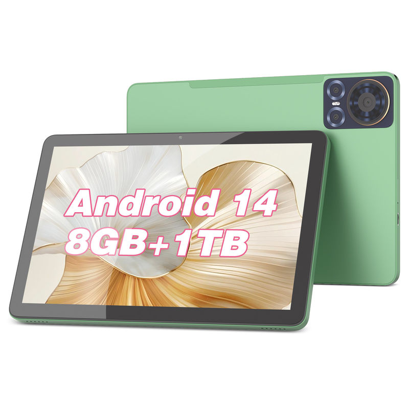 C Idea 10.1 بوصة 5G Tablet With MTK Quad core Android 14 Tablet Pc For Education CM8300 Plus الأخضر