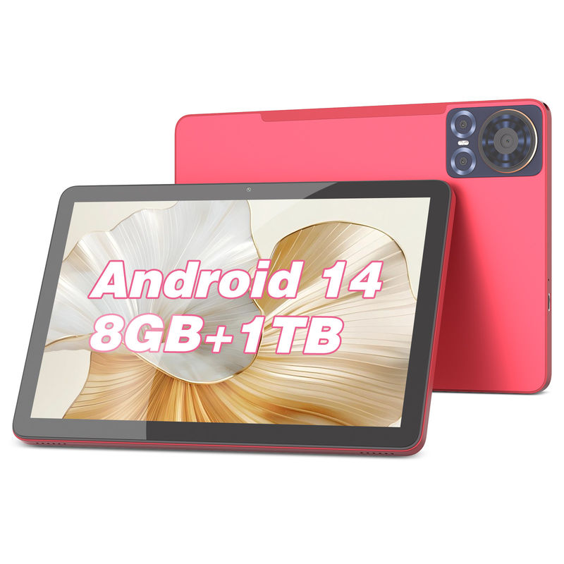C Idea Tablet 10.1 بوصة 5G LTE Tablet Touch Screen Tablet Pc للاستخدام اليومي CM8300 Plus الأحمر