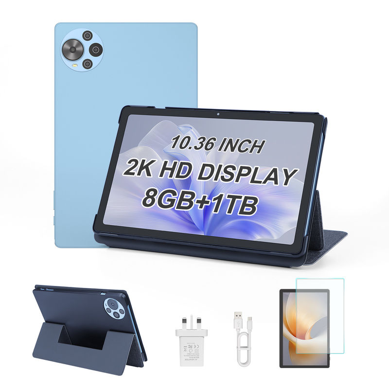 C Idea 10.36 بوصة Android 14 Tablet شاشة 2k جهاز كمبيوتر لوحي ذكي CM10500 Plus أزرق