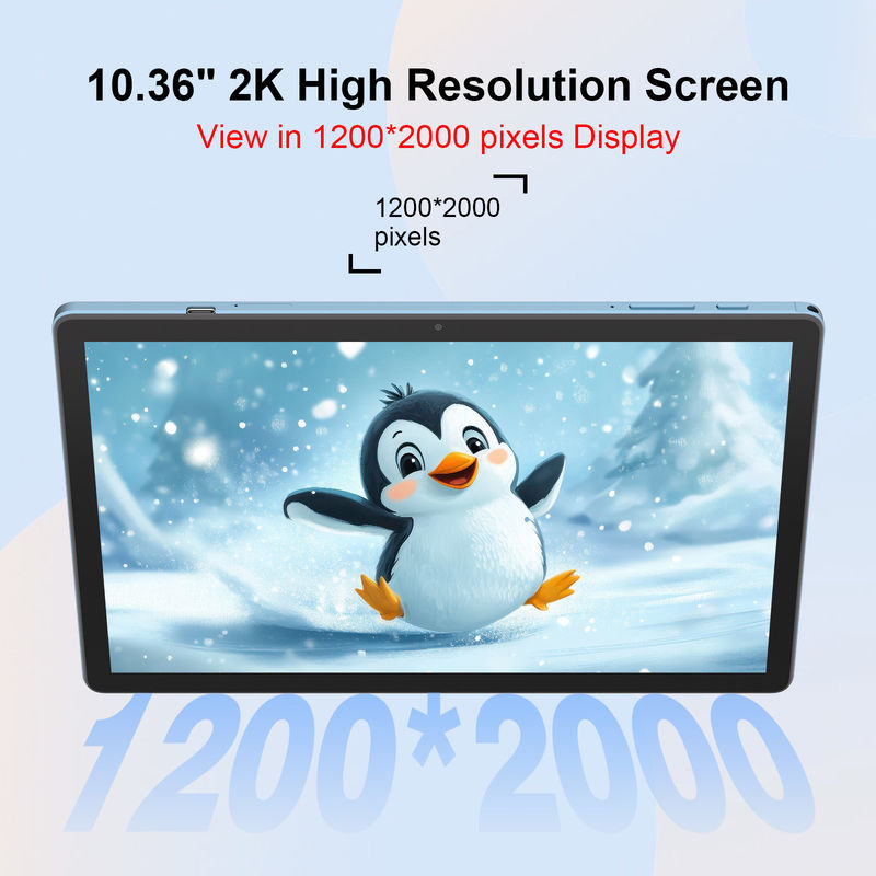 C Idea 10.36 بوصة Android 14 Tablet شاشة 2k جهاز كمبيوتر لوحي ذكي CM10500 Plus أزرق