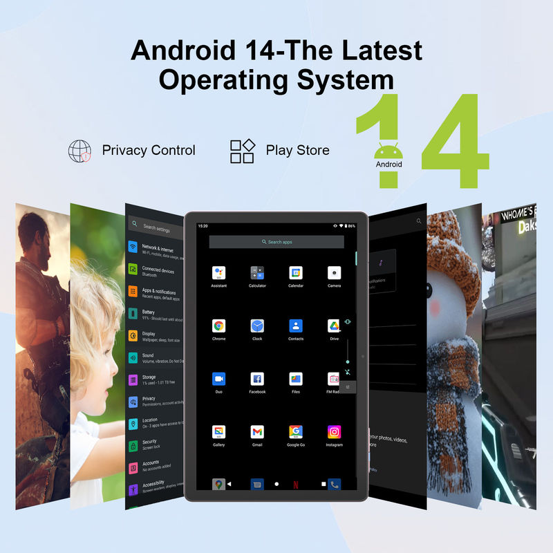 C Idea 10.36 بوصة أندرويد 14 الجهاز اللوحي الذكي التعليمي للطلاب CM10500 زائد الوردي