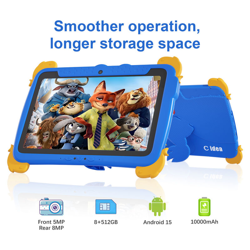 C idea 10.1 بوصة Tablet Kidspad أندرويد 15 معالج رباعي النواة ومراقبة الوالدين CM10000plus