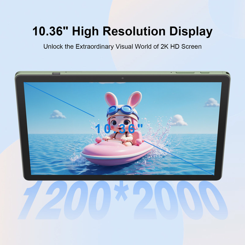 C idea 10.36 بوصة أندرويد 14 Tablet Pc الجهاز اللوحي التعليمي للطلاب مع وظيفة SIM مزدوجة