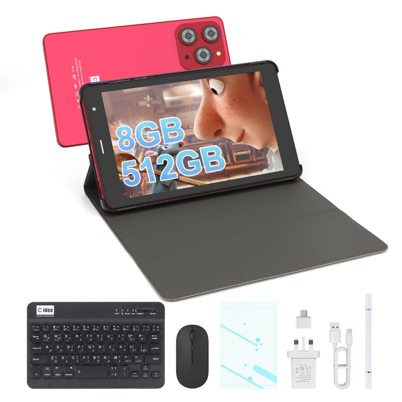 C idea MT6750 8-Core و 8GB RAM 8 بوصة جهاز كمبيوتر لوحي أندرويد مع SIM للتعليم CM817Pro max
