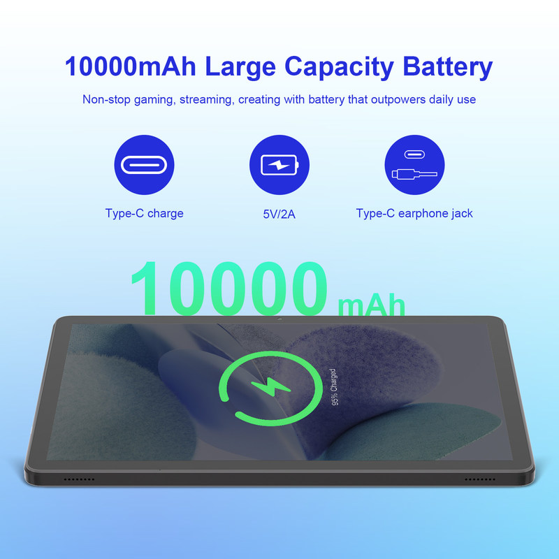 C idea 10.95 بوصة HD Screen Tablet التعليمي للطلاب مع أداء قوي ومدة بطارية طويلة