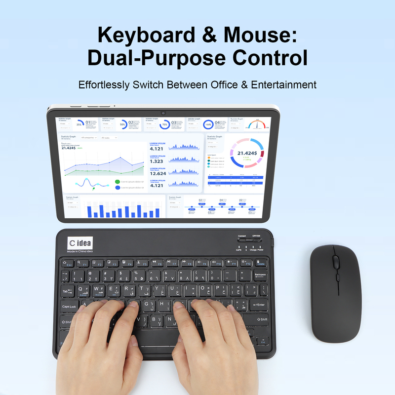 فكرة سي 10.1 بوصة جهاز لوحة SIM و واي فاي جهاز لوحة أندرويد مع قلم القلم CM8800plus فضة