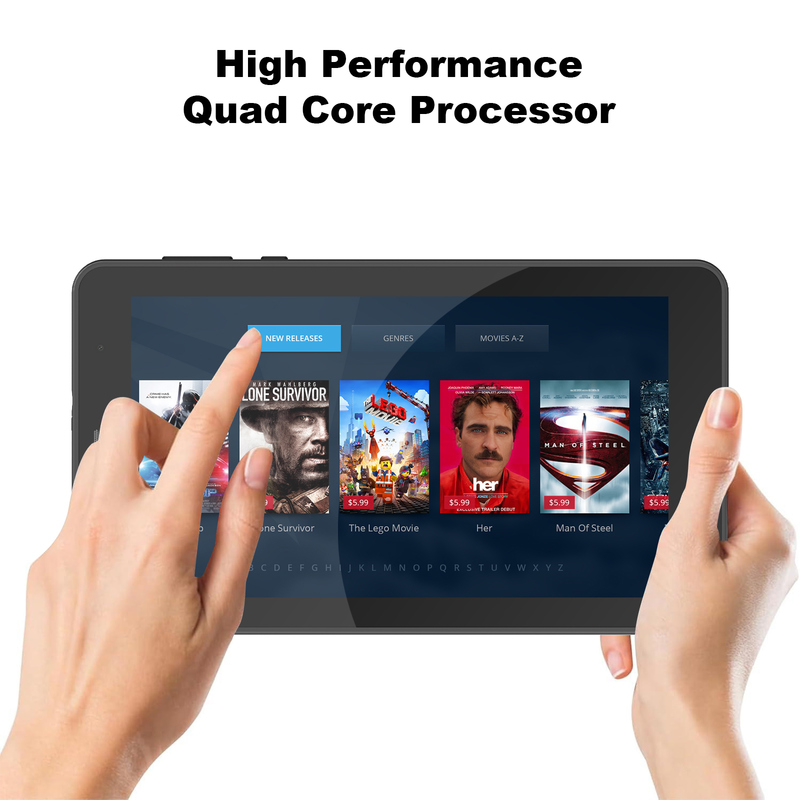 C idea 7 بوصة جهاز لوحي واي فاي مع غلاف 8 + 256GB تخزين Quad Core معالج 600x1024 IPS شاشة لمس CM516 سوداء