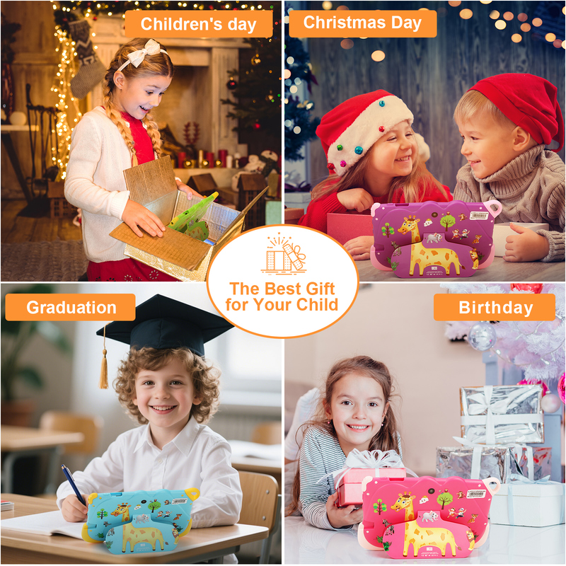 جهاز لوحي ذكي تعليمي يعمل بنظام أندرويد مقاس 7 بوصات من سي آيديا للطلاب CM78 وردي