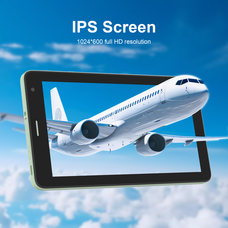 فكرة سي جهاز كمبيوتر لوحي 7 بوصة مع غلاف 8 + 256GB تخزين معالج رباعي النواة 600x1024 IPS شاشة لمس CM528 أخضر