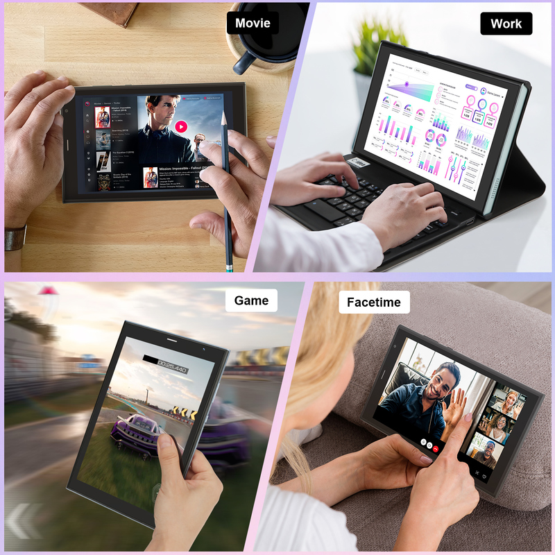 فكرة سي 8 بوصة جهاز لوحي واي فاي مع 8 + 512GB تخزين معالج رباعي النواة 800x1280 IPS شاشة لمس زرقاء CM824