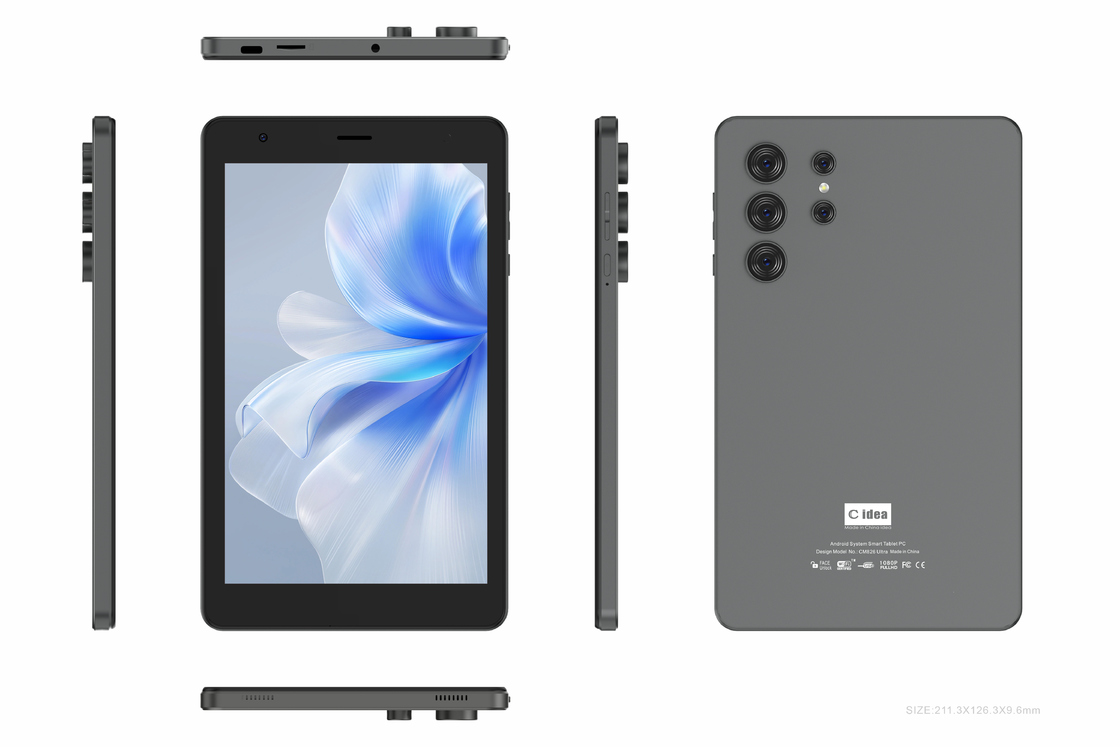 C idea Youth 8 Inch Tablet Android 13 مع شاشة ضوء أزرق، واي فاي، 32GB + 64GB، 800*1280 IPS incell CM826