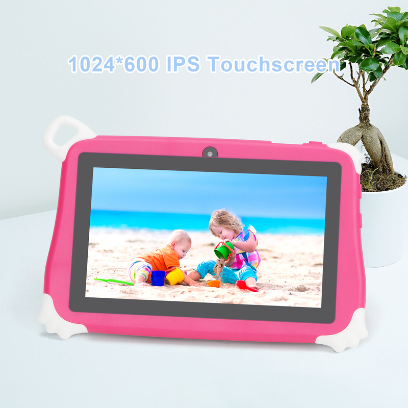 C Idea أندرويد 15 أجهزة الكمبيوتر اللوحية للأطفال 8+256GB أجهزة الكمبيوتر اللوحية التعليمية Kidspad مع APP ودية CM86 وردي