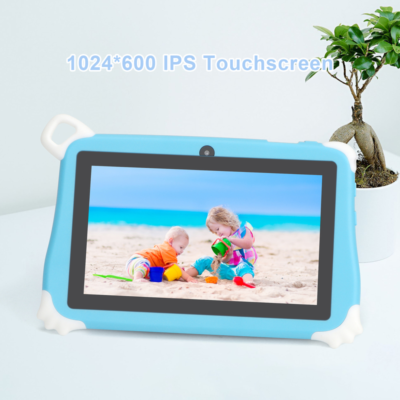 جهاز لوحي للأطفال C Idea Android 15، ذاكرة 8+256 جيجابايت، جهاز تعليمي للأطفال، Kidspad مع تطبيق CM86 باللون الأزرق