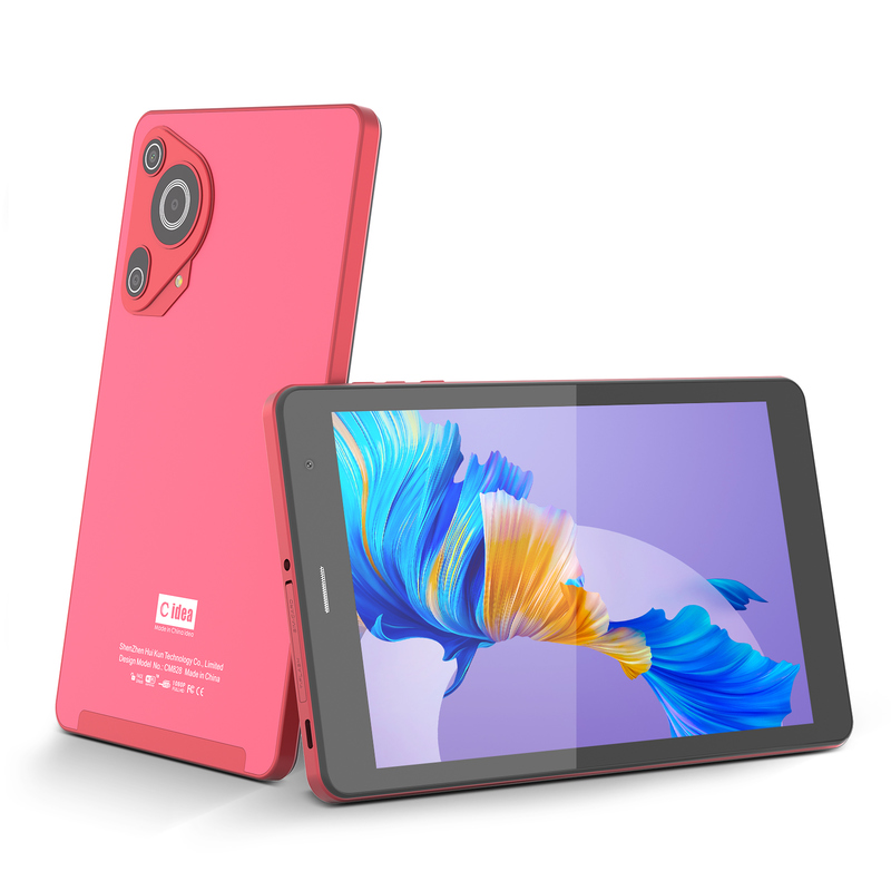 فكرة C شباب أحمر 8 بوصة جهاز لوحي أندرويد 15 مع فتحة بطاقة tf، واي فاي، 8GB + 512GB، 800 * 1280 IPS incell CM828