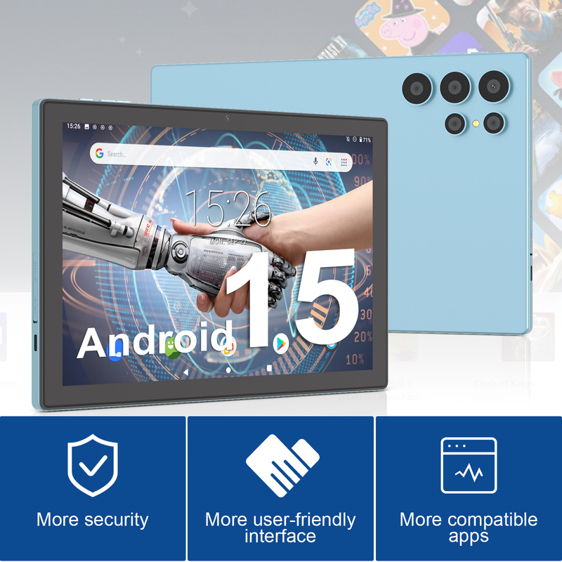 فكره سي 10.1 بوصة أندرويد الواي فاي الشاشة اللمسية جهاز كمبيوتر لوحي مع لوحة مفاتيح 5G LET CM8900plus