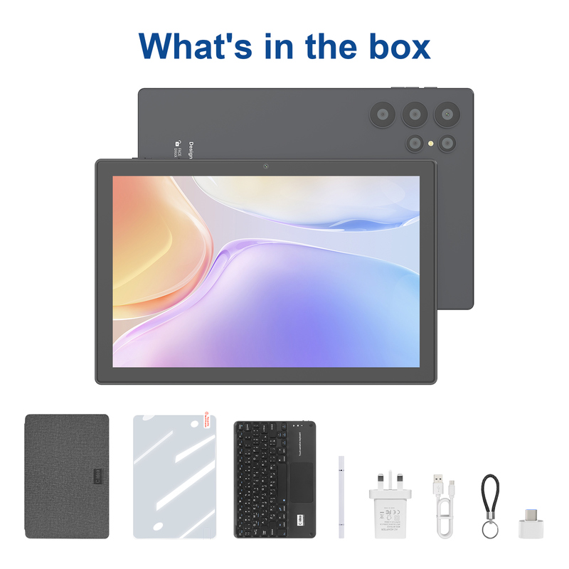 فكره سي 10.1 بوصة أندرويد الواي فاي الشاشة اللمسية جهاز كمبيوتر لوحي مع لوحة مفاتيح 5G LET CM8900plus