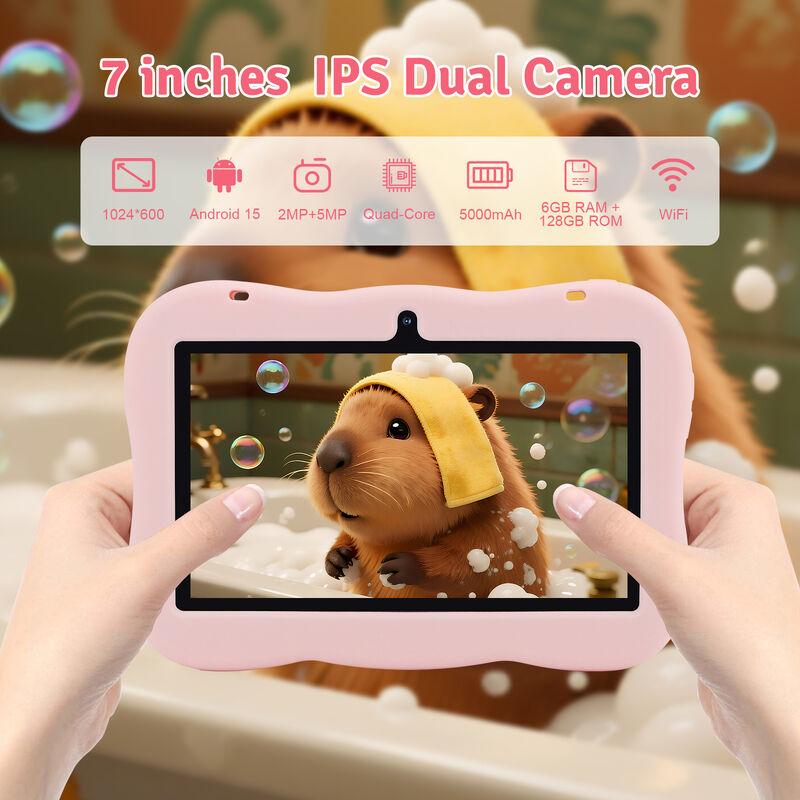 C idea Youth 7 Inch Tablet Android 15 with tf card slot, WiFi,6GB +128GB, 1024*600 IPS incell CM66