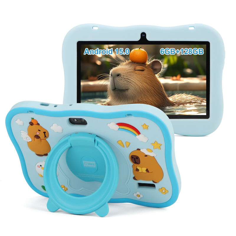 C idea Youth 7 Inch Tablet Android 15 مع فتحة بطاقة tf، WiFi، 6GB + 128GB، 1024*600 IPS incell CM66