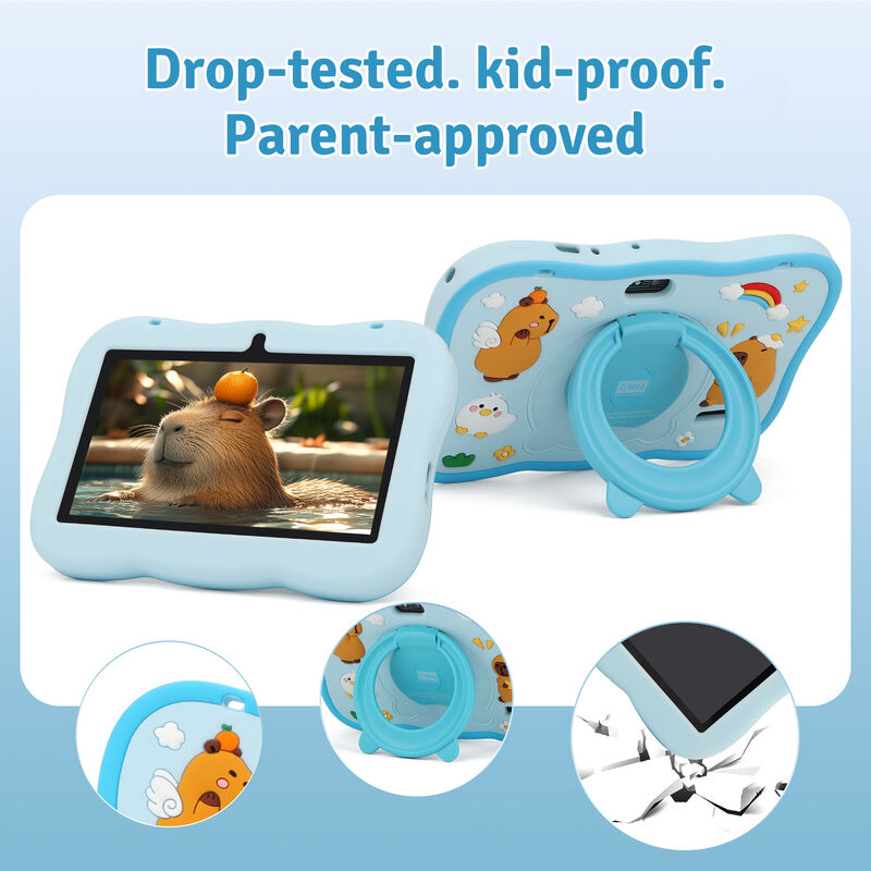 C idea Youth 7 Inch Tablet Android 15 مع فتحة بطاقة tf، WiFi، 6GB + 128GB، 1024*600 IPS incell CM66