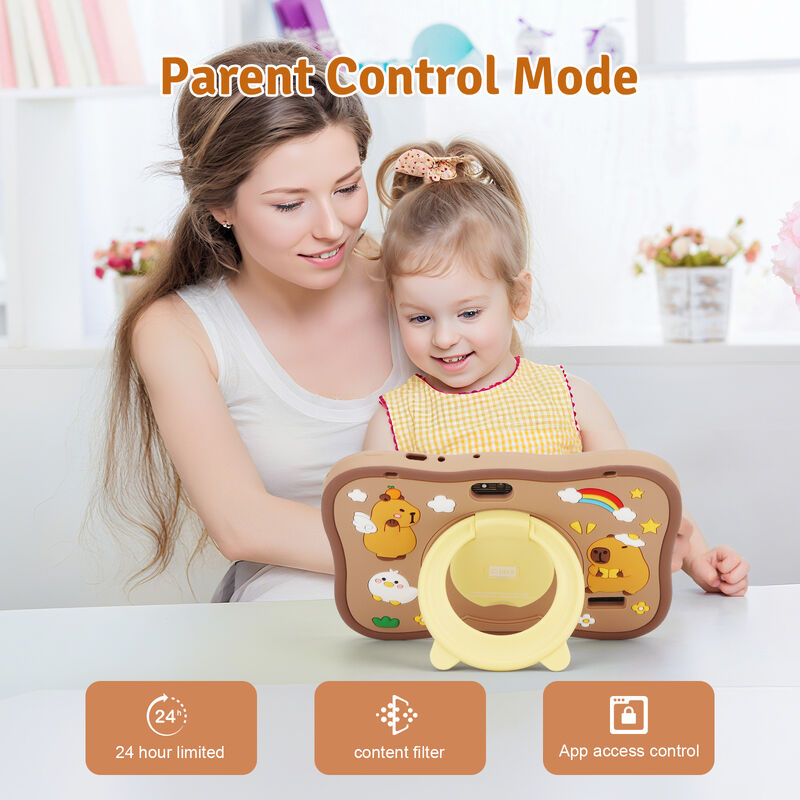 C idea Youth 7 Inch Tablet Android 15 مع فتحة بطاقة tf، WiFi، 6GB + 128GB، 1024*600 IPS incell CM66