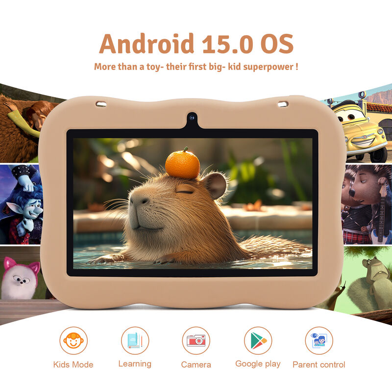 C idea Youth 7 Inch Tablet Android 15 مع فتحة بطاقة tf، WiFi، 6GB + 128GB، 1024*600 IPS incell CM66