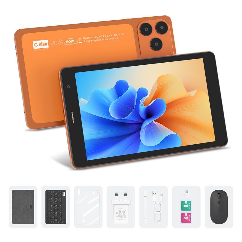 فكرة C 7 بوصة جهاز لوحي واي فاي مع حالة 8 + 256GB تخزين معالج رباعي النواة 600x1024 IPS الشاشة اللمسية CM517 الهواء