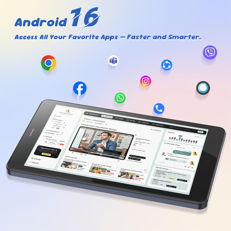 فكرة C 7 بوصة جهاز لوحي واي فاي مع حالة 8 + 256GB تخزين معالج رباعي النواة 600x1024 IPS الشاشة اللمسية CM517 الهواء