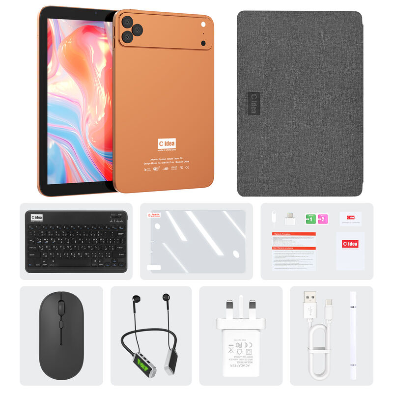 C Idea 10.1 بوصة جهاز لوحة SIM WIFI جهاز لوحة أندرويد مع قلم القلم CM10017air برتقالية