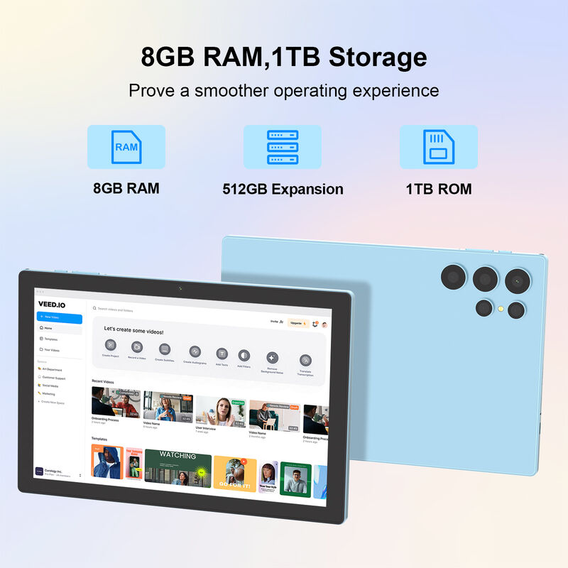 جهاز لوحي C Idea 10.1 بوصة Qualcomm Android للتعليم CM9000ultra أزرق