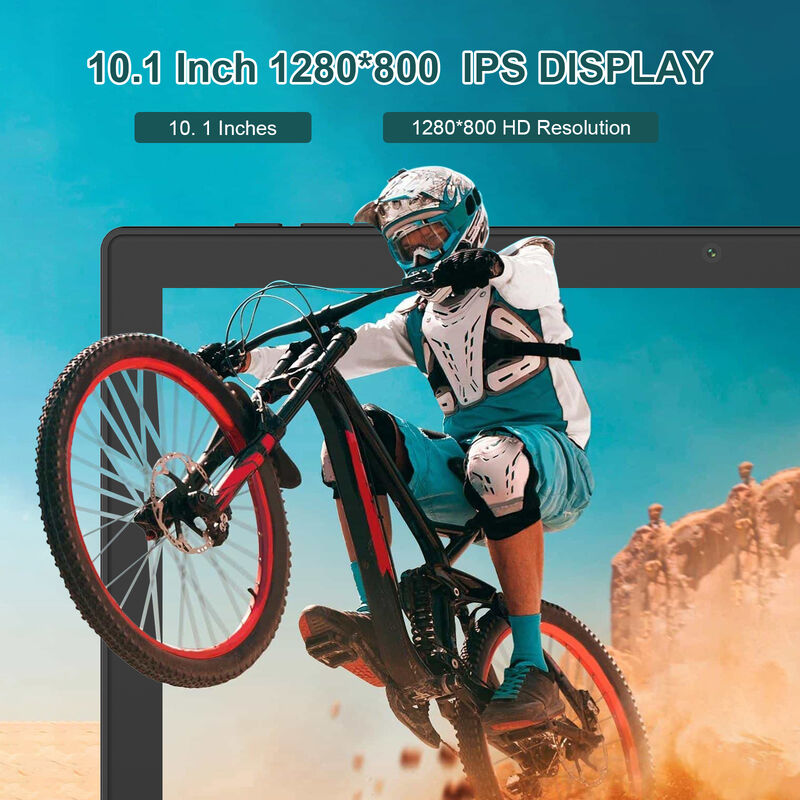 C Idea 10.1 بوصة جهاز كمبيوتر لوحي ذو كاميرا مزدوجة واي فاي HD دقة شاشة سعة 8GB ذاكرة الوصول العشوائي 1TB ROM للاستمتاع والاستخدام التجاري (أسود)