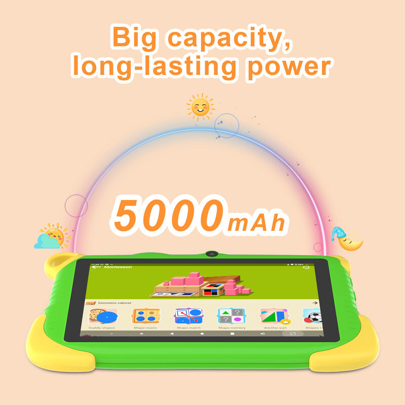C idea Tablet التعليمي المحمول للطلاب 8GB RAM 256GB ROM عمر البطارية الطويل CM78-Green