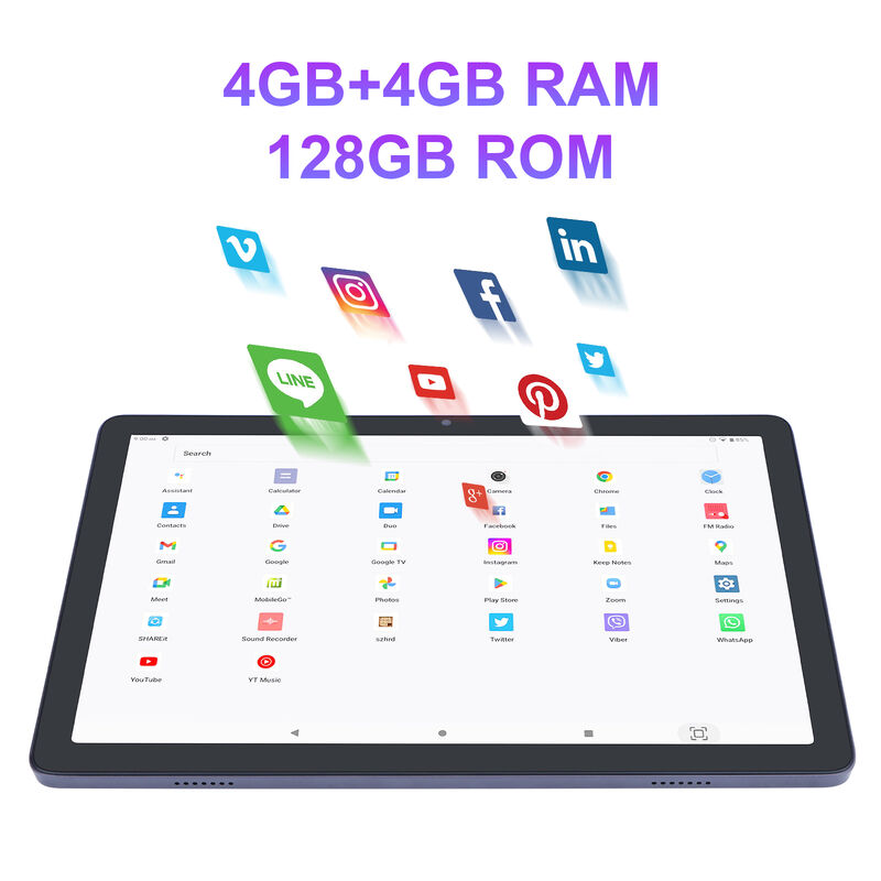 C Idea Android Tablet FHD 1200*1920 مع بطارية 6000mAh 10.1 بوصة جهاز كمبيوتر لوحي P1250