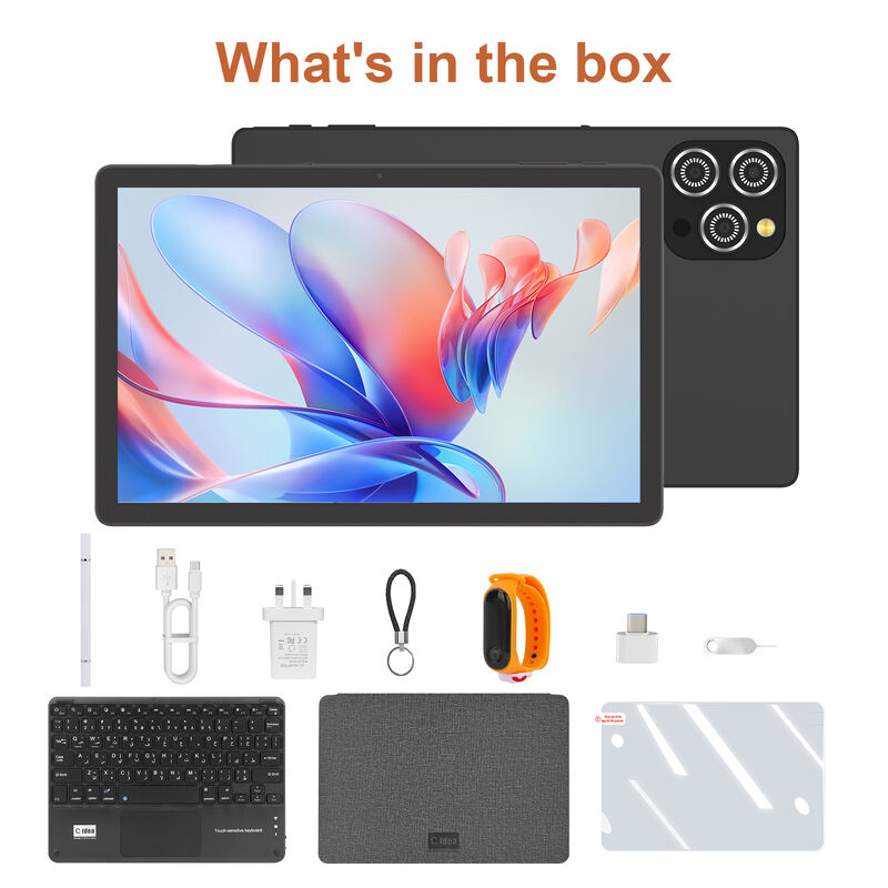 C Idea CM10016 Plus 10.36 بوصة أندرويد 16 Business Tablet 8-Core 8GB 1TB Storage كمبيوتر بشاشة لمسة FHD (أسود)