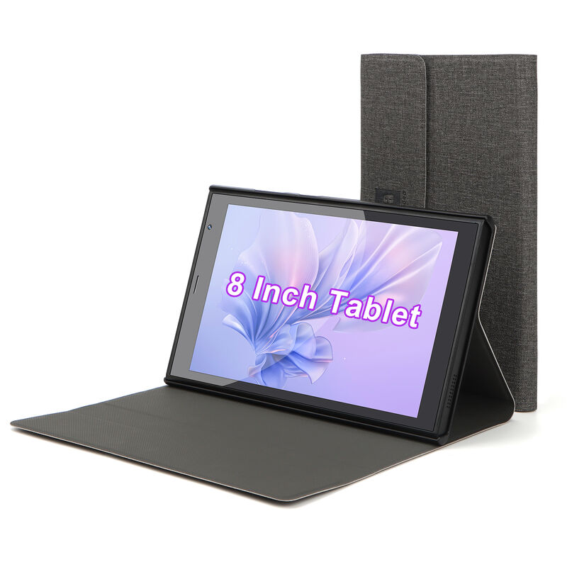 C Idea CM824 Ultra 8-Inch Android 16 Business Tablet رباعي النواة 8GB 512GB التخزين شاشة لمسة FHD الكاميرا المزدوجة الكاميرا اللوحية (أسود)